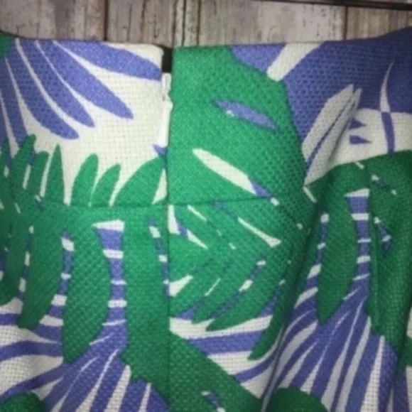 Loft Palm Print Pencil Skirt - Picture 5 of 5